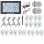TS6ABH HealthmateForever TENS Unit Electrical Muscle Stimulator Black + 5 Pairs of Pads