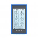 T12AB2 HealthmateForever TENS Unit Electrical Muscle Stimulator Blue in Black