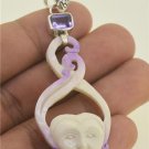 Goddess Amethyst 925 Sterling Silver Pendant Bali Designer Unique