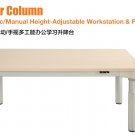 Sit To Stand Desk   Four Column Workstation And Frame