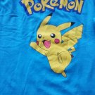 Tee shirt , Pokemon men's XL tshirt , Blue, Polyester and long Sleeve Nintendo