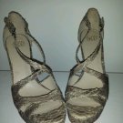 Joan David shoes brown leather sole : Classics, Snakeskin US Shoe Size 8.5