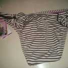 Betsey Johnson Petal Pusher Swim bikini bottom Brown and pink, L