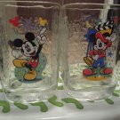 Mickey Mouse Collectible Glass Walt Disney Hollywood Vine Studios 2000 Mugs