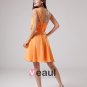 A-Line Spaghetti Straps Knee-Length Chiffon Bridesmaids Dresses