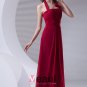 Fashion Halter Floor Length Ruffle Chiffon Bridesmaid Dress