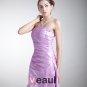 Taffeta Ruffle Sequins Strapless Floor Length Bridesmaid Dress