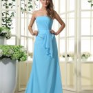 Stylish Ruffles Strapless Chiffon Bridesmaid Dresses