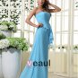 Stylish Ruffles Strapless Chiffon Bridesmaid Dresses