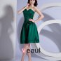 Stylish Strapless Knee-Length Silk Party Dress Bridesmaids Dresses