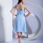 Chiffon Knee Length Bridesmaid Dress Gown