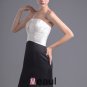 Fashion Satin Pleated Strapless Floor Length Bridesmaid Dress