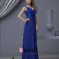Designer Chiffon V Neck Floor Length Bridesmaid Dresses