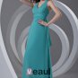 Halter Pleated Floor Length Chiffon Woman Bridesmaid Dress