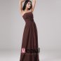 Chiffon Empire Strapless Floor Length Women's Bridesmaid Dress