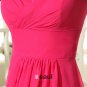 V-Neck Chiffon Floor Length Empire Bridesmaid Dress