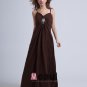 Chiffon Pleated Ruffles V-neck Ankle Length Mothers of Bride Guests Dress