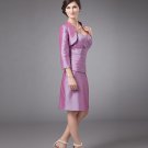 Gorgeous Sweetheart Knee Length Taffeta Mother of the Bride Dress