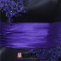 Satin Square Neck Applique Knee Length Mothers of Bride Guests Dress