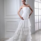 Taffeta Applique Beading Sweetheart Short Bridal Gown Wedding Dress