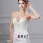 Beaded Ruffle Satin Sweetheart Chapel A-line Bridal Gown Wedding Dress