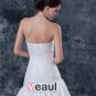 Taffeta Sweep Floor Length Strapless A-Line Wedding Dress