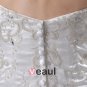 Sweetheart Satin Embroidery Chapel A-line Bridal Gown Wedding Dress