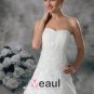 Tulle Lace Sweetheart Floor Length Court Train A Line Wedding Dress