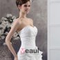 Sweetheart Beading Floor Length Taffeta Ball Gown Wedding Dress