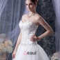Yarn Sweetheart Applique Beading Chapel Bridal Ball Gown Wedding Dress