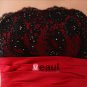 Elegant Ruffle Strapless Back Lace Up Court Train Satin Lace Ball Gown Wedding Dress