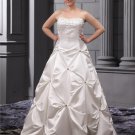 Plus Size Beading Court Bridal Ball Gown Wedding Dress