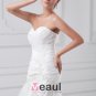 Taffeta Flower Applique Sequins Sweetheart Court Train Tiered Sheath Wedding Dress