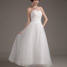 Satin Organza Bead Mini Wedding Dresses