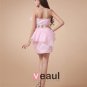 Strapless Flower Beading Sleeveless Backless Mini Length Organza Woman Little Black Cocktail Dress