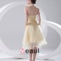 Generous Halter Ruffle Organza Cocktail Dresses
