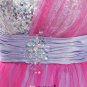 Gauze Silk Like Satin Beadings Sequins Sweetheart Sleeveless Zipper Short Pleated Cocktail Dress