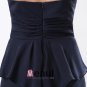 Sweet Ruffle Beading Chiffon Strapless Floor Length Evening Dresses