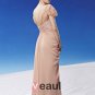V Neck Beading Flower Floor Length Chiffon Woman Evening Dress