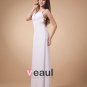 Empire V-Neck Floor Length Chiffon Applique Ruffles Women's Prom Dress