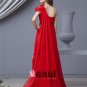 Empire One Shoulder Sleeveless Monarch Train Evening Dress