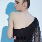Charming Sloping Floor Length Beading Lace Women Evening Dress