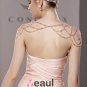 Fashion Strapless Floor Length Beading Chiffon Charmeuse Evening Dress
