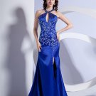 Fashion High-Neck Beading Chapel Train Evening Dress NS-125