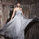 Floor Length Tassels Sabrina Tencel Charmeuse Sleeveless Evening Dresses