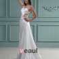Charmeuse Beading One Shoulder Floor Length Evening Dress