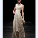 One Shoulder Floor-length Composite Filament Evening Dress