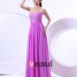 Chiffon Bead Sweetheart Floor Length Evening Dresses
