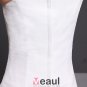 Fashion Chiffon Charmeuse Silk Beaded One Shoulder Court Train Sleeveless Women Evening Dress