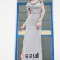 Silk Mesh Charmeuse Beading Pleated Square Neck Floor Length Evening Dresses